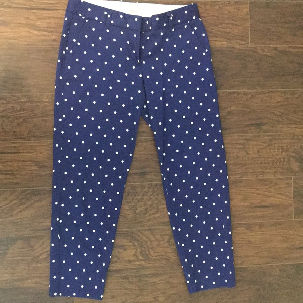 Blue Cropped J. Crew Pants